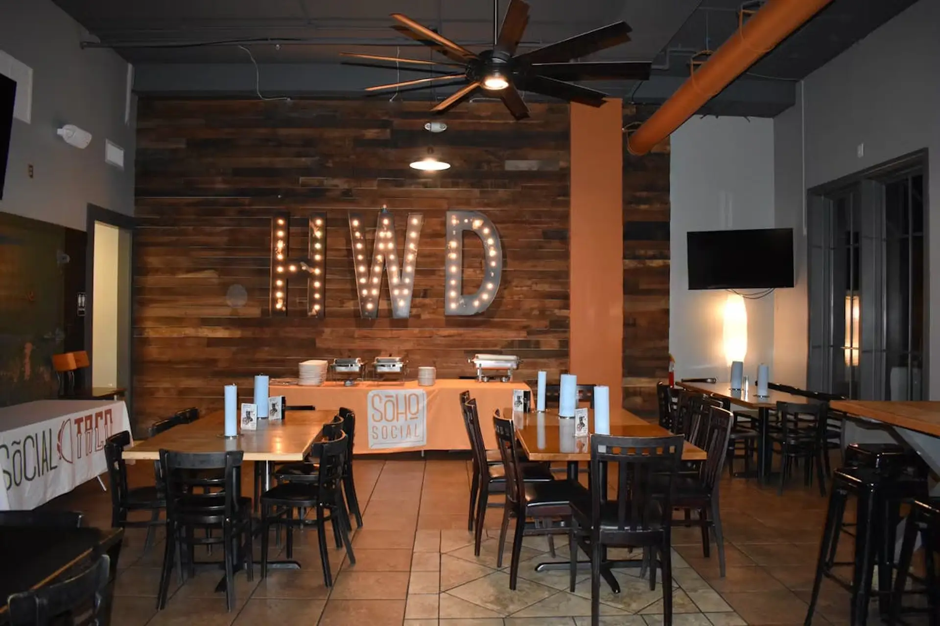 Private Event Space w-Catering at SoHo Social in Birmingham AL